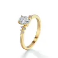 Pierścionek zaręczynowy owalny diament 0.60ct SBPZ_053